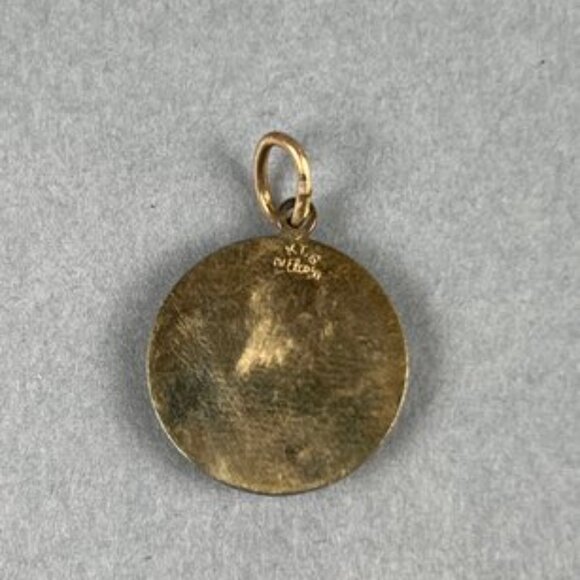 Vintage Seattle Girls Athletic League Medal 12K Gold Filled Sterling Chain Charm - Picture 4 of 11